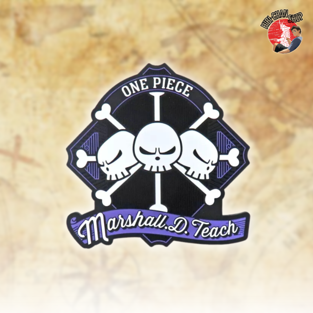 Rubber Coaster - Marshall D. Teach (Pirate Mark)
