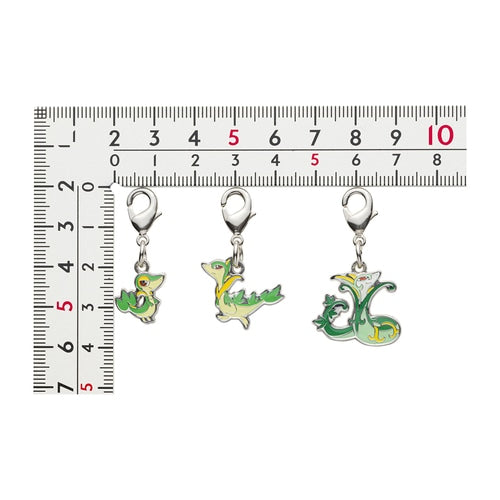 3PC Metal Keychain - Snivy, Servine & Serperior