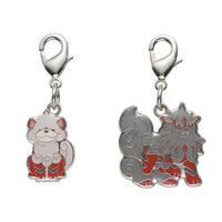2PC Metal Keychain - Hisuian Growlithe & Arcanine