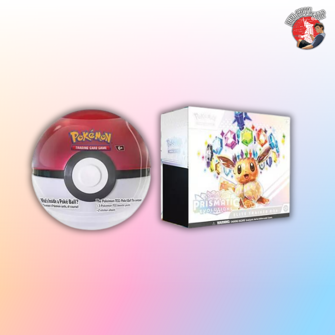 Sam's Club Prismatic Evolutions Elite Trainer Box and Pokeball