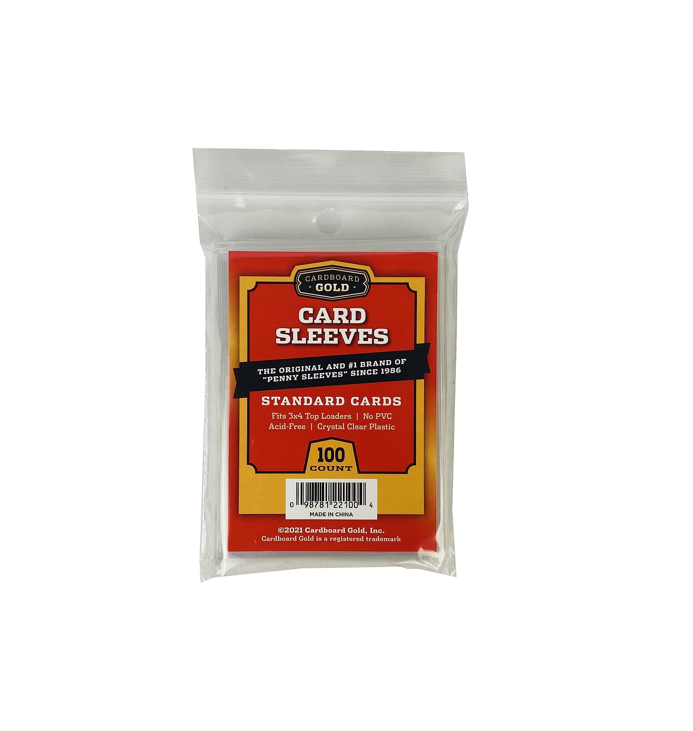 Cardboard Gold Penny Sleeves